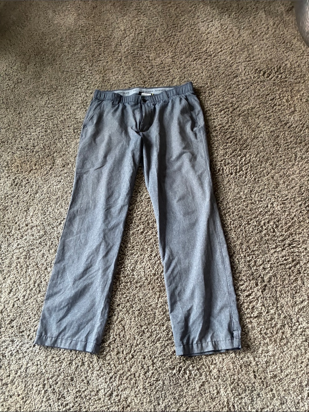 Under Armour Men's Heather Gray Chinos